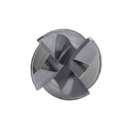 Fresa de mango de metal duro integral de cuatro canales