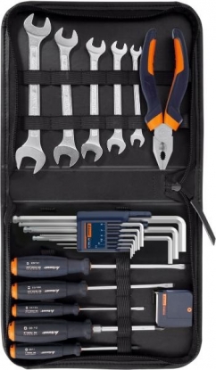 Juego de herramientas de 21 piezas en bolsa con cremallera