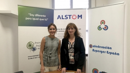 Alstom España y la Asociación Asperger Madrid suscriben un convenio para la realización de prácticas profesionales