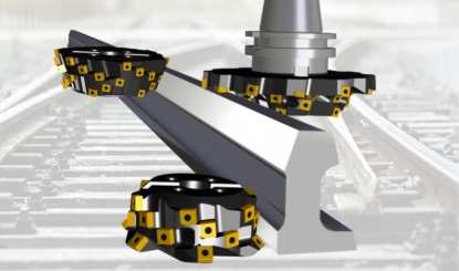 Herramientas precisas para el mecanizado de raíles e intersecciones