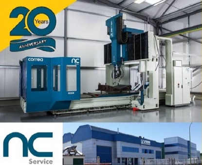 Nicolás Correa Service, S.A. celebra su 20 aniversario en el retrofitting de fresadoras