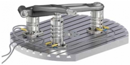 Sistema modular para sujeción directa de piezas