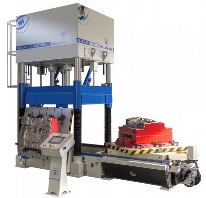 Prensas con un plato de 1.600 x 1.300 mm para ajuste de moldes medianos y grandes