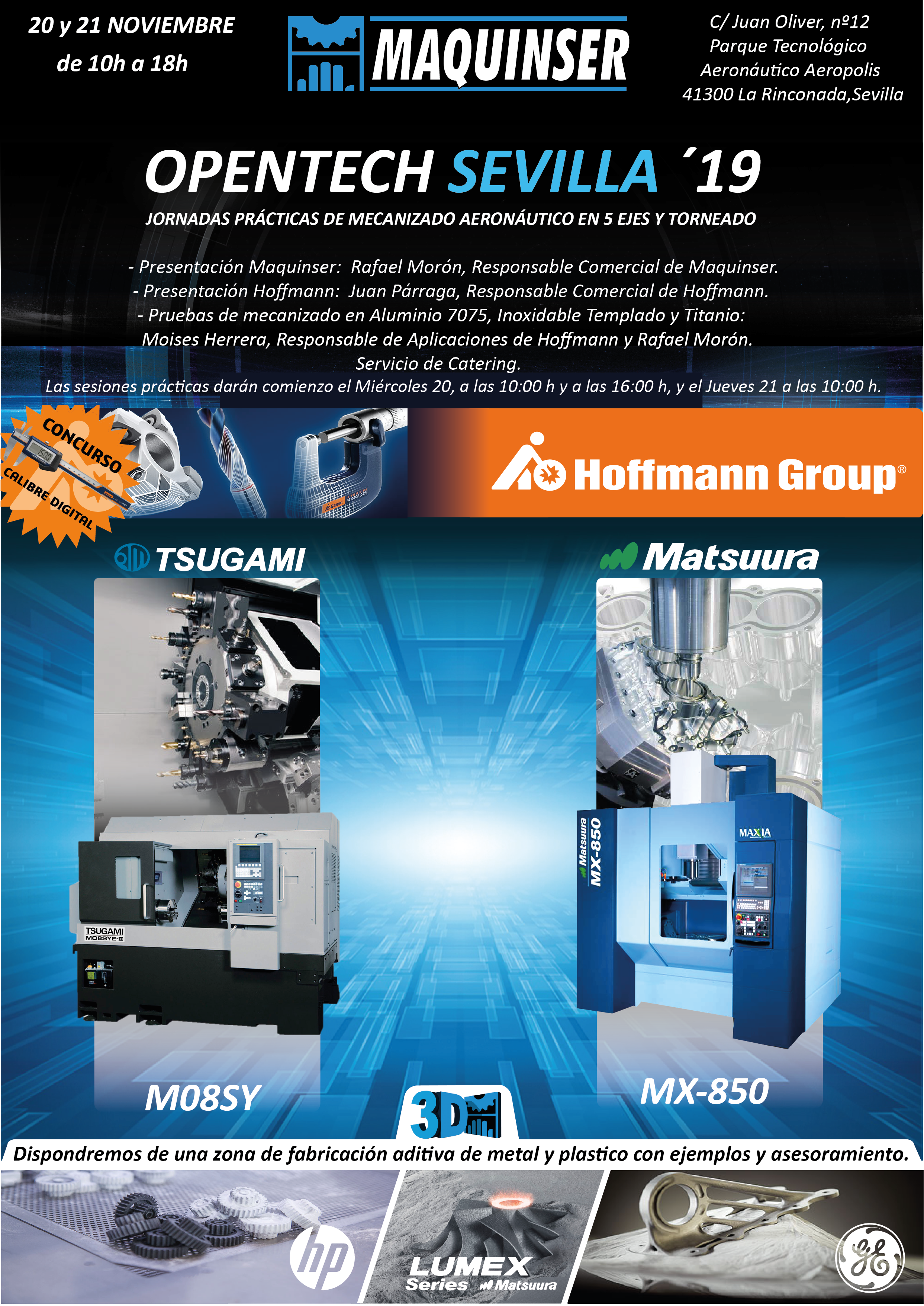 OpenTech de Maquinser en Sevilla los días 20 y 21 de noviembre