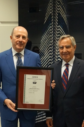 Aenor certifica el Sistema de Gestión Antisoborno de OHL