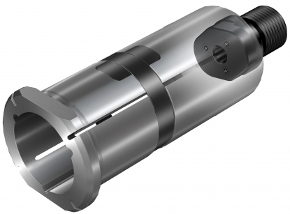 Pinza con adaptador de bloqueo mecánico que evita completamente el peligro de extracción