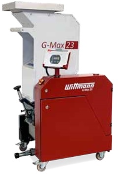 Molino de cuchillas convencional portátil y compacto con una cámara de corte de 310 x 235 mm