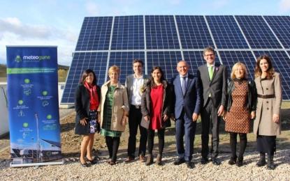 SENER instala sus primeros seguidores fotovoltaicos en Meteogune, primera planta fotovoltaica experimental para la I+D+i en renovables