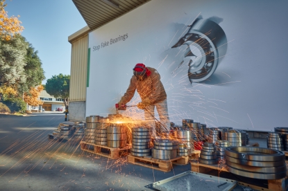 Schaeffler destruye 8,5 toneladas de rodamientos falsificados dando un paso más en la lucha contra la piratería de productos