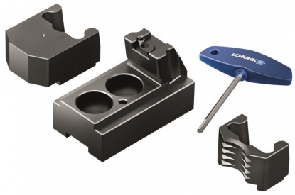 Sistema de cambio rápido de garras para chucks de sujeción y soluciones de sujeción estacionarias