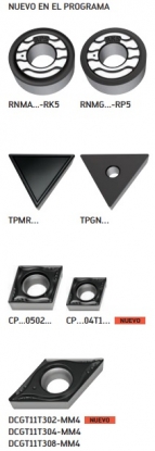 Formas de plaquitas de corte que ofrecen más productividad y flexibilidad durante el torneado