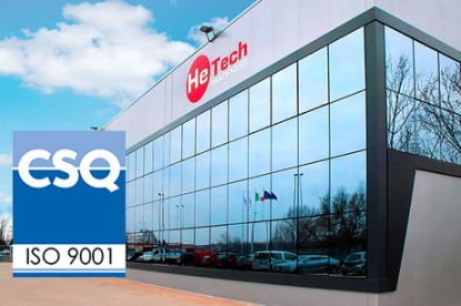 Helium Technology, miembro del Grupo Marposs, logra la certificación de calidad ISO 9001:2015