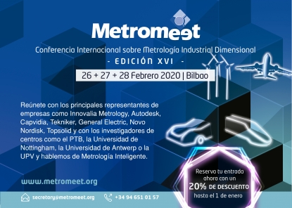 Innovalia Metrology presentará en Metromeet metrología para una fabricación de cero defectos