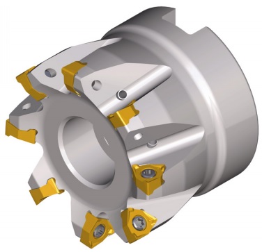 Herramienta de fresado con seis filos de corte