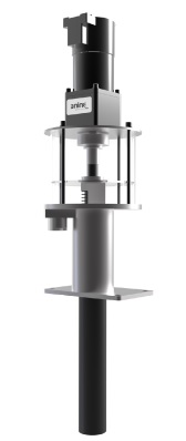 Separador de aceite con acción de tornillo