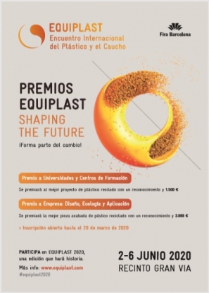Equiplast 2020 lanza sus premios como respuesta a los retos y las oportunidades que plantea el presente