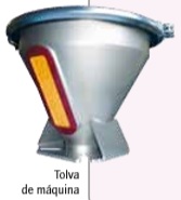 Tolvas de máquina con tamaños de 3 a 60 l