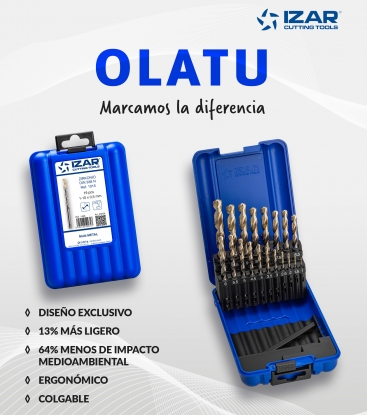 Los nuevos estuches de brocas de la serie Olatu de IZAR, finalistas al mejor proyecto de diseño en Packaging de Pick&Pack