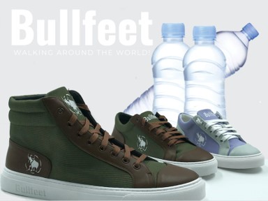 La startup española de calzado ecológico Bullfeet usa plástico reciclado del mar para fabricar 'sneakers'