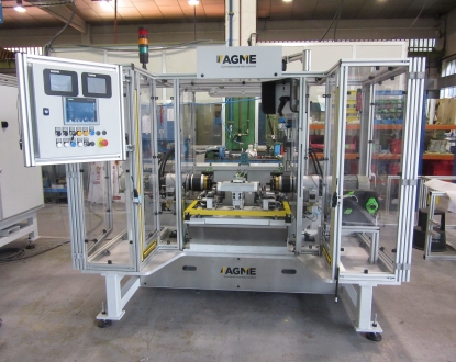 AGME desarrolla maquinaria especial para remachado horizontal simultáneo de componentes