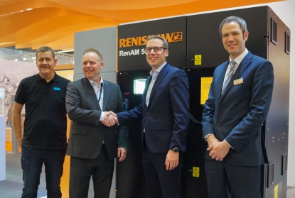 Renishaw y Sandvik trabajan para aprobar nuevos materiales para la fabricación aditiva