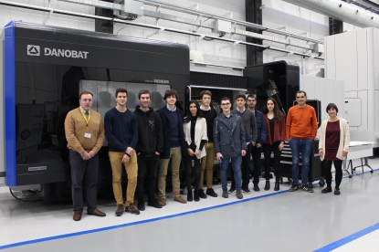 Danobatgroup premia el diseño de una rectificadora para ejes de ferrocarril elaborado por estudiantes de Tecnun