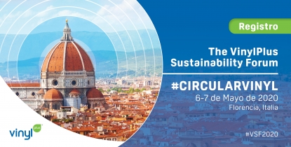 VinylPlus Sustainability Forum 2020 se enfocará en la circularidad del vinilo