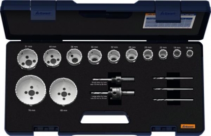 Surtido de coronas perforadas bimetálicas