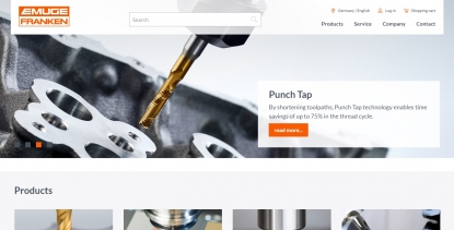 Emuge-Franken cuenta con nueva página web corporativa