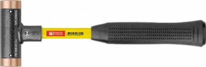 Martillo antirrebote con insertos de cobre y mango de fibras de vidrio