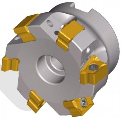 Sistema de fresado estable con 4 filos de corte