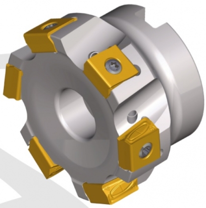 Fresa con fijación tangencial de las plaquitas