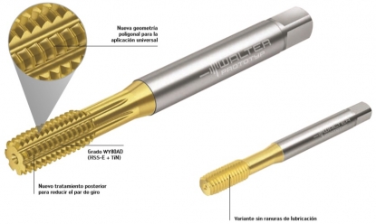 Macho de laminación universal con nueva geometría y excelente calidad superficial