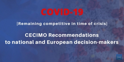 Cecimo ofrece varias recomendaciones para que Europa siga siendo competitiva en tiempos de crisis