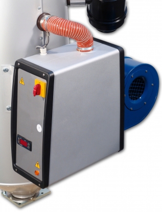 Tolvas secadoras de aire con flujos de hasta 4.500 m3/h