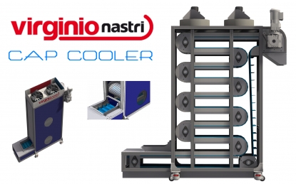 Sistema patentado para la refrigeración de tapones de plástico