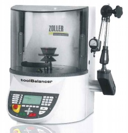 Máquina de escritorio y auxiliar para equilibrar herramientas, portaherramientas y discos abrasivos
