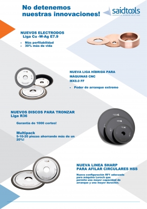 Saidtools ofrece un 20% de ahorro en sus multipack de discos de corte