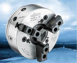 Platos automáticos con cambio rápido de garras y gran paso de barra