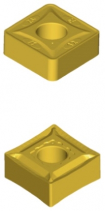 Geometrías intermedias de plaquitas de ranurado para acero