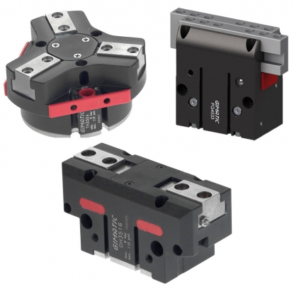 Pinzas con sistema de levas que acciona a los dedos