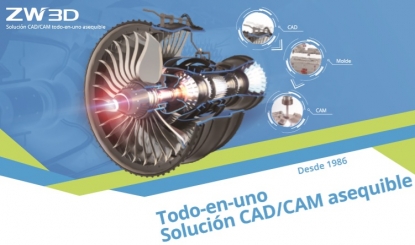 Solución integrada de CAD/CAM diseñada para todo el proceso de desarrollo del producto