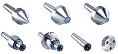 Puntos giratorios troncocónicos y fijos con discos intercambiables