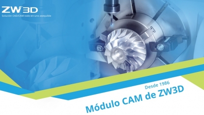 Módulo de CAM que ofrece una solución completa de mecanizado CNC