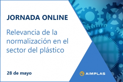 Aimplas organiza su primera jornada online sobre la relevancia de la normalización en el sector del plástico