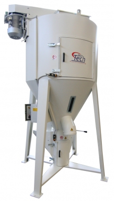 Silos mezcladores para la homogeneización de materiales como gránulos, polvos o partículas