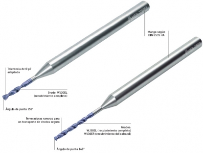 Microbrocas que ofrecen precisión hasta el más mínimo detalle