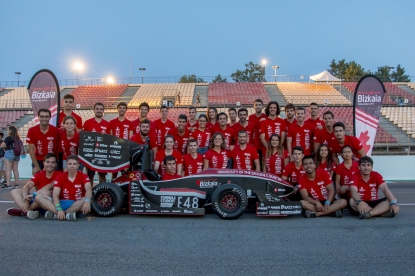El equipo de Formula Student de la Escuela de Ingeniería de Bilbao, listo para correr de manera virtual en Silverstone
