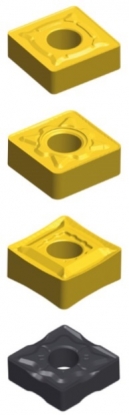 Geometrías principales adecuadas para aplicaciones desde desbaste hasta acabado de aceros austeníticos