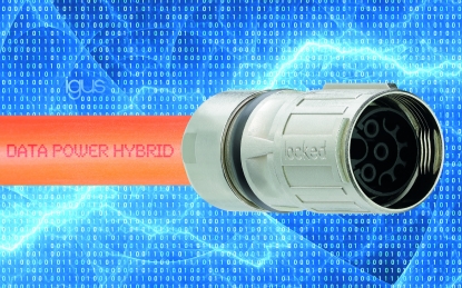 igus desarrolla un cable híbrido para la nueva generación de motores Bosch Rexroth